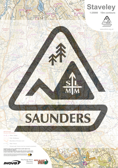 Saunders Lakeland Mountain Marathon - Virtual Score Course Maps