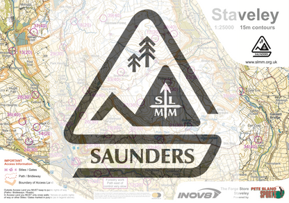 Saunders Lakeland Mountain Marathon - Virtual Score Course Maps